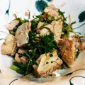 のんよんふぁ's cooksnap of when they made 簡単おつまみ♩さっぱりとせりの鯖缶和え.