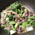 ayuha21's cooksnap of when they made 青梗菜と豚こま肉のごましゃぶだれ炒め.