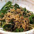 G☆Ponchi's cooksnap of when they made かつお節がきめて☆ピーマンじゃこ炒め.