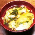 減塩パパ's cooksnap of when they made ☆三つ葉とたまごのお吸い物☆.