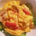 erumo11's cooksnap of when they made チンゲン菜のふわふわ卵かけ.