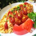 虹色♪︎ちゅーりっぷ's cooksnap of when they made なめ茸オムレツ.