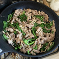 waco25's cooksnap of when they made 豚肉とピーマンときのこのみそ炒め.