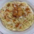ぴよりん921po's cooksnap of when they made 大人の生うにのクリームパスタ.