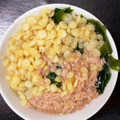 ミンジュン's cooksnap of when they made ツナとワカメのたぬき蕎麦♡.