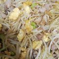 ミルキーバナナ's cooksnap of when they made 豚肉ともやしの卵炒め☆.
