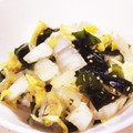 あっくん５９'s cooksnap of when they made 火を使わず簡単☆白菜とわかめナムル.