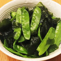 かなりんココりん's cooksnap of when they made 白だしで簡単♪絹さや＆わかめの煮物.
