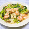 ＠迷子＠'s cooksnap of when they made 小松菜と海老のうま塩炒め.