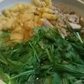 aizu_po's cooksnap of when they made 水菜のあっさり鍋.