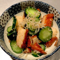 クックY17585☆'s cooksnap of when they made さつまあげとたたき胡瓜のごま油和え.