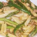 クックDAD's cooksnap of when they made *豚こまでお手軽チンジャオロース*.