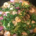 saki1010's cooksnap of when they made *フライパンで簡単❤シーフードパエリア♪.