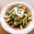 お塩と砂糖's cooksnap of when they made グリーンリーフとちくわのごまあえ.