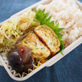 バカリャウ's cooksnap of when they made 桜エビとネギのふんわり☆卵焼き.