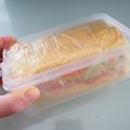 バカリャウ's cooksnap of when they made わんぱくサンドをタッパーで山盛りギュウ.