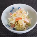 バカリャウ's cooksnap of when they made キャベツとカニかまのコールスローサラダ.
