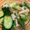 skateri's cooksnap of when they made 濃厚チーズソースで☆ご馳走サラダ。.
