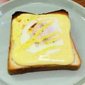Asato★'s cooksnap of when they made 我が家の朝ごはん♡卵マヨトースト♡食パン.