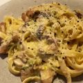 nobumuu's cooksnap of when they made 超簡単旨ランチ☆とりきのこクリームパスタ.