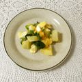 puniＫ's cooksnap of when they made ほうれん草と半熟卵のポテトサラダ.