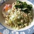 黄金の輝き亭's cooksnap of when they made 本格派！『釜玉うどん』大葉ver★簡単★.