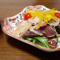 あきつま（杏花☆）'s cooksnap of when they made かつおのたたきと玉ねぎのワサビサラダ.