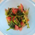 オデッタ's cooksnap of when they made ほうれん草とトマトの生姜なサラダ.