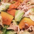 かじゅえる's cooksnap of when they made 春キャベツと南瓜の炒め物.