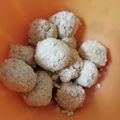 AiYuKE's cooksnap of when they made 朝食に♪我が子に人気のとうふ白玉だんご.