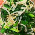 マミねちょ's cooksnap of when they made にらともやしのナムル.