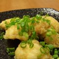 chiyotake's cooksnap of when they made サクサクふわふわ鱧の葱醤油.