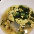 patepateco's cooksnap of when they made 食べるスープ『クッパ風わかたまスープ』.