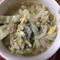 ちゃぎー's cooksnap of when they made キャベツとツナの卵スープ.