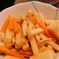 Pleasure19's cooksnap of when they made 5分で人参と竹の子のきんぴら★冷凍保存可.