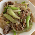 ポメちょん's cooksnap of when they made 牛肉とセロリの黒胡椒テキトー炒め.