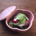 栗丸うさぎ's cooksnap of when they made キュウリとラディッシュのマリネ.