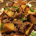 ☆ゆうくんのママ☆'s cooksnap of when they made 牛肉とさつまいもの甘辛炒め.