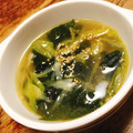 ちゃちゃまる26's cooksnap of when they made １分で！わかめとネギの即席スープ♪.