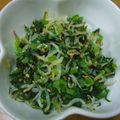 プーニー's cooksnap of when they made かぶの葉の柚子胡椒炒め.
