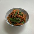 Chikatan☆'s cooksnap of when they made レンジde♡いんげんと人参の胡麻和え.