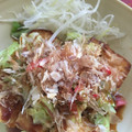 emi0015's cooksnap of when they made 厚揚げのお好み焼き風.