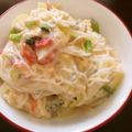 サトモユリア's cooksnap of when they made ツナとトマトの和風クリームそうめん.