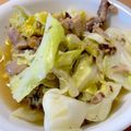 クックIZRFHJ☆'s cooksnap of when they made レンジで簡単！キャベツのサバ味噌煮缶蒸し.