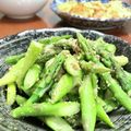 Superlittleboo's cooksnap of when they made 簡単に！定番のアスパラのごま和え♡.