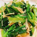 ひで坊ママ's cooksnap of when they made 小松菜とえのきの中華風和え.