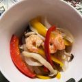 クックXP3ROQ☆'s cooksnap of when they made 海老ときのことパプリカの絶品マリネ.