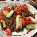 Nana983's cooksnap of when they made ご飯に合うよ♪簡単☆牛肉のさっぱり炒め☆.