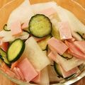 かなりんココりん's cooksnap of when they made 大根・キュウリ・ハムのサラダ♪.
