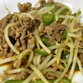 半熟王子's cooksnap of when they made 牛肉とピーマンともやしのオイスター炒め.